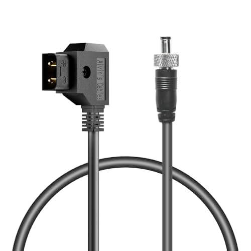 Alvin's Cables Verrouillage DC à D-Tap Câble d'alimentation pour Atomos Moniteur appareils vidéo PIX-E7 PIX-E5 7 Écran Tactile Hollyland Mars 400s 50CM