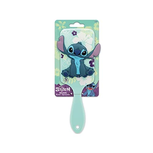 DISNEY Stitch - Brosse à cheveux silicone 3D STITCH - Lilo & Stitch - Tous types de cheveux