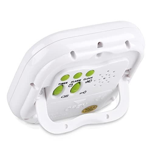 Garosa GLOGLOW Réveil Digital Alarme Horloge Numérique Musique/Vibration LCD numérique Réveil électronique Réveil réglable Volume Sommeil