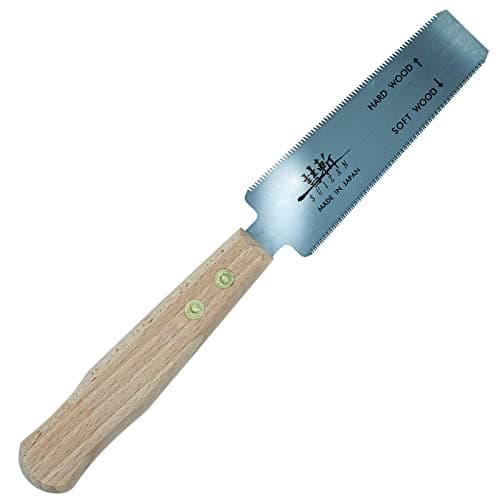 SUIZAN Scie Japonaise 120mm Scie à coupe à ras Scie à Main Pour Les outils de travail Du bois dur Et Du bois tendre