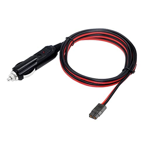 SinLoon Câble Allume-Cigare vers XT60 de 2 m, câble Allume-Cigare mâle vers XT60 Femelle pour onduleur de Voiture, gonfleur de Pneu, Pompe à air