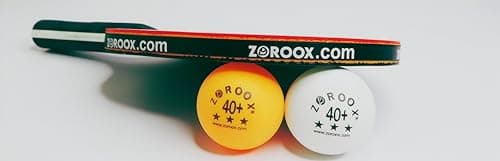 ZOROOX High-Performance 3 étoiles Table Balls Pack de | 9, 18, 36 ou 72 | Orange ou Blanc | 40+ balles de ping-Pong de classement de compétition ABS (Pack de 9 balles, Orange)