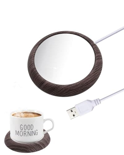 MYMULIKE Chauffe-Tasses à café,Chauffe-Tasses de Bureau avec USB Chauffe-Boissons Chauffe-Tasses à thé Chauffe-Bureau Plaque chauffante pour thé, Eau, Lait pour Bureau, Maison, Bureau