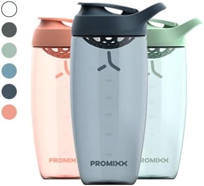 Promixx PURSUIT bouteille shaker de protéines de qualité supérieure pour shakes complémentaires – facile à nettoyer et durable, 950 ml, Bleu Nuit
