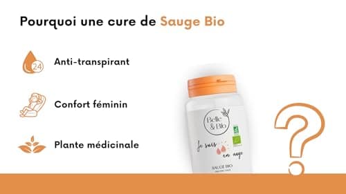 MÉNOPAUSE BOUFFÉES DE CHALEUR - Sauge Bio
