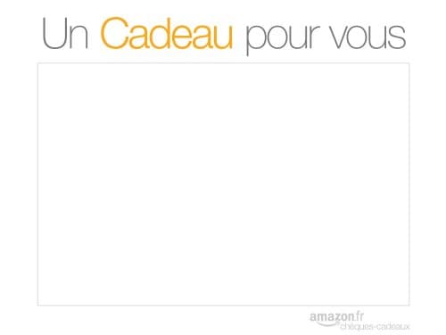 Carte cadeau Amazon.fr - Imprimer - Ajoutez une photo - Un cadeau pour vous
