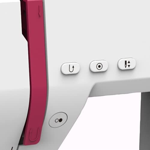 Bernette Sew&GO8 Machine à coudre ordinateur avec 197 programmes de couture, bras libre, écran multifonction, couture, patchwork, matelassage, White