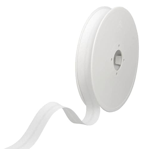 Les Petits Rubans Biais de Couture – 20 mm de large,plié 10 mm,rouleau de 25 m,50% coton 50% polyester,bordure pour couture,banderoles,tissus d'ameublement,meubles,passepoils,vêtements,couvertures