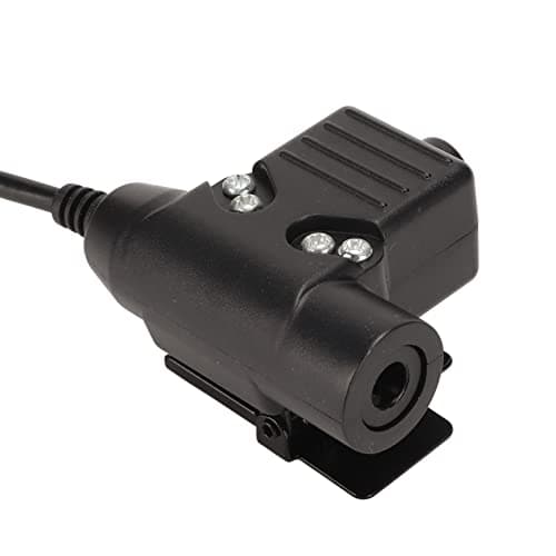 U94 PTT Adaptateur Push to Talk Bouton Talkie Walkie Casque Connecteur Câble pour Alan, pour Midland pour Nautico, 2 Pin Jack Two Way 2 Broches Walkie Talkie Radio