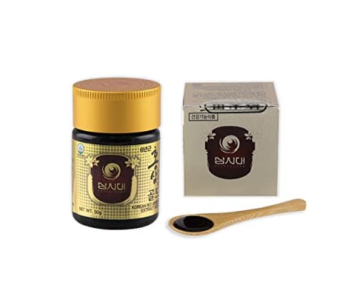 Ginseng Rouge Coréen liquide 50g Extrait Gold - pour 1 mois 1/2 - La meilleure qualité de Ginseng Rouge Coréen - La plus forte concentration possible en Ginsénosides Rg1,Rb1,Rg3 > 13 mg/g.