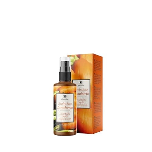 QKnatur - Huile de carotte sèche -100 ml. Absorption rapide. Autobronzant solaire naturel, Hydrate, Rajeunit et donne de la luminosité à la peau - Répare les cheveux