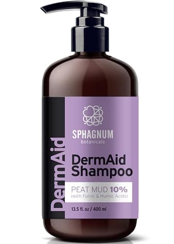 Sphagnum Botanicals Shampoing Contre La Dermatite Séborrhéique – Tourbe Pour Traitement Du Cuir Chevelu Sec, Prurigineux Et Floconneux. Aide Aussi À Traiter Pellicules, Psoriasis Et Eczéma. 400 ml