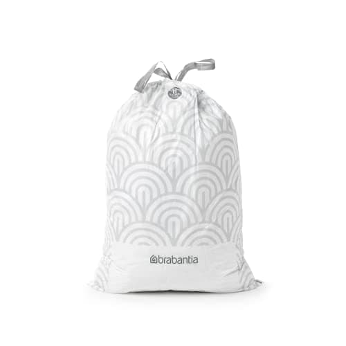 Brabantia Sacs Poubelle PerfectFit (Code H - 50L / 60L), Ultra Résistant, Poignées Coulissantes (40 Sacs)
