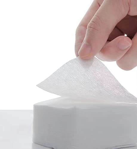 Lot de 1200 cotons jetables en coton pour démaquiller le visage, les yeux, les lèvres, les ongles, le visage
