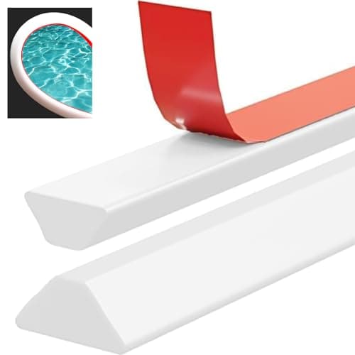 200cm Seuils de Douche, Bande imperméable Pliable de Silicone, Joint Etancheite Douche, Joint De Douche Pour Paroi en Verre, Seuil de Douche en Silicone pour Plancher de Douche (Blanc)