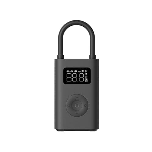 Xiaomi Mi Air Pump 2, Compresseur Electrique Portable, Lampe Torche Intégrée, Affichage Précis du Niveau de Batterie, Gonfle sous Tous Les Angles