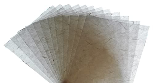 Lot de 25 feuilles de papier de mûrier blanc - Motif origami - Fabrication de cartes - 21,6 x 27,9 cm