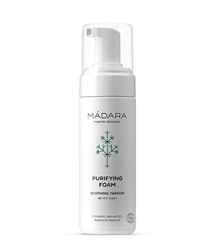 MÁDARA Organic Skincare | Mousse Nettoyante Visage - 150 ml, à l'extrait d'Achillée millefeuille Vegan, Mousse nettoyante douce, Vegan, Certifié Ecocert, Emballage recyclable