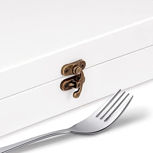 Maverton Set de couverts de table avec prénom dans boîte en bois imprimée - Thème Animal - Cadeau bapteme personnalisé - Couvert bebe - Couvert enfant - Cadeaux bébé - Coutellerie gravée - Photo 5