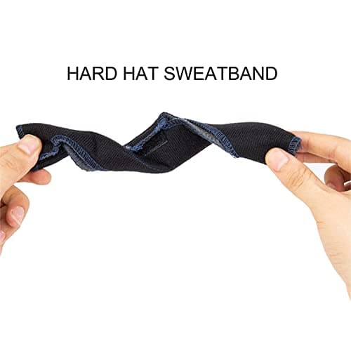 Lot de 2 Bandeau de Transpiration pour Casque de Sécurité Absorbant la Transpiration et Protégeant la Tête avec Un Coussin Anti Sueur, Confortable et Respirant pour Casque de Sécurité Lavable
