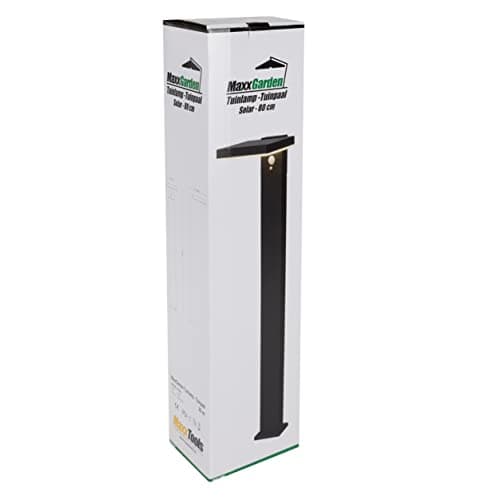 MaxxGarden Éclairage de chemin - Avec Détecteur de Mouvement - éclairage de pelouse extérieur - Lampes solaires d'extérieur à énergie solaire - 80 cm