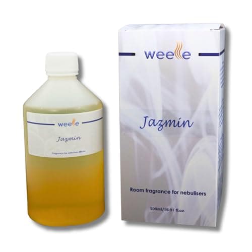 WEELE Parfum pour Les environnements Jazmin pour Ultrasonic 500ml Diffuseurs pour Usage Commercial. pour Parler de Grands Espaces et de Marketing Olfactif