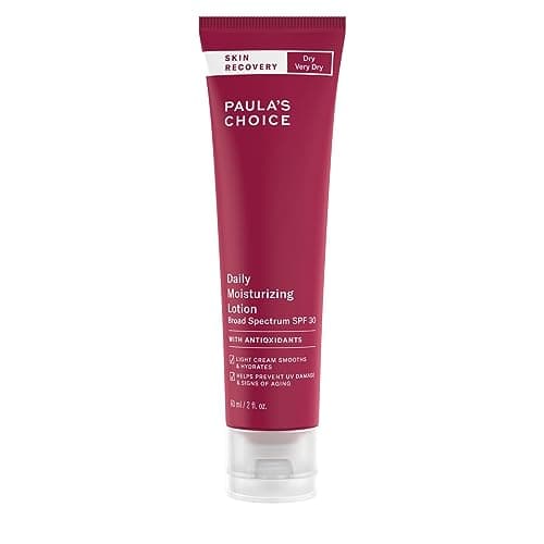 Paula's Choice SKIN RECOVERY Crème de Jour SPF 30 - Crème Hydratante & Nourrissante Visage avec Q10 - Crème Solaire Minérale pour Peau Sensible - Peaux Normales à Sèches - 60 ml
