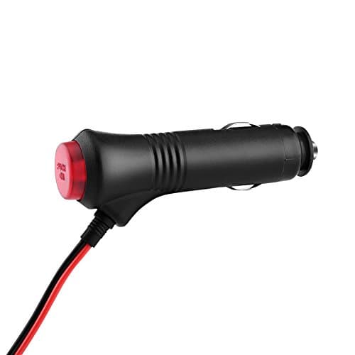 Qiilu 1.5m Mâle Voiture Allume-Cigare Plug, Socket Power Plug Adaptateur sur Arrêt Interrupteur Fusible 12 V 24 V