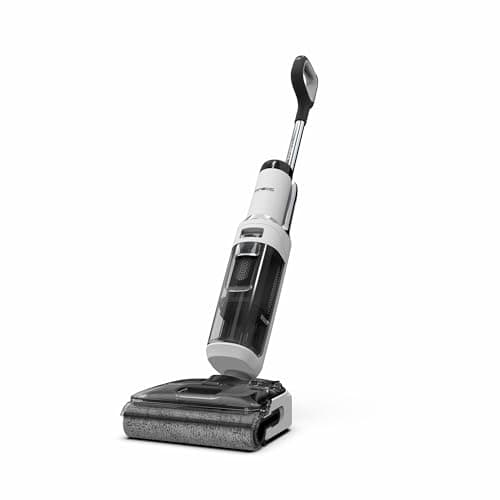 Tineco Floor One Stretch S6 Aspirateur Eau et Poussière Laveur de Sols, Conception Plate à 180°, Hauteur compacte de 13 cm, Auto-Nettoyage Flashdry à 70°C en 5 Min, Nettoyage des Bords sur Trois Faces