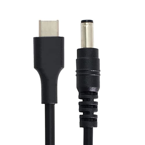 Xiwai Câble de charge USB 3.1 Type C USB-C vers DC 5,5 2,5 mm 20 cm