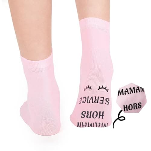 Sunia Cadeau Noel Femme, Chaussettes Humour Femme 39 42,Cadeau Femme Original Utile,Chaussettes Rigolotes Femme,Cadeau Maman Mamie Soeur Nounou,Cadeau Rigolo Anniversaire Saint Valentin Fete des Meres