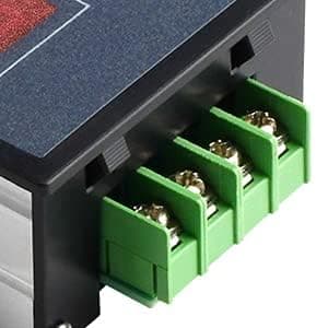 Aideepen Contrôleur de vitesse de moteur DC, PWM DC 6-60 V 12 V 24 V 36 V 48 V 30 A Régulateur de vitesse réglable en continu avec interrupteur marche/arrêt