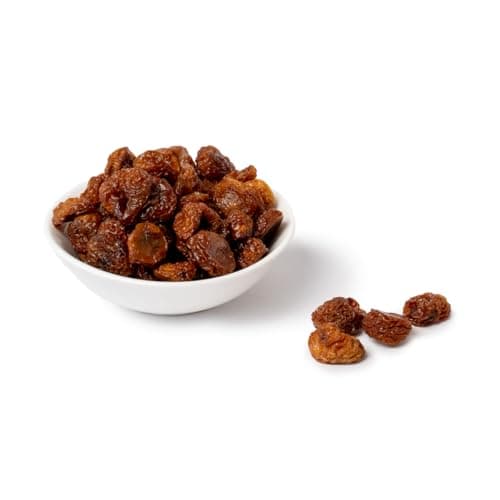 PAKKA - Cerises dorées bio commerce équitable, 500g, séchées au soleil, cerises jaunes sauvages, non huilées, non sucrées, directement des petits producteurs de Samarkand, Ouzbékistan, 500g
