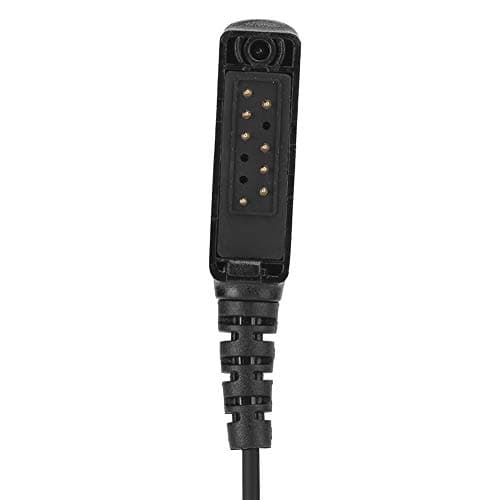Annadue Casque Micro de Gorge Tactique Écouteur Micro de Gorge évolutif Vibration Casque Talkie-walkie Écouteur de Moniteur Radio Écouteur PTT Tactique Doigt PTT Enveloppé