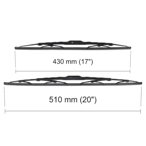 Mossa Balais d'essuie-glace de pare-brise adaptés pour Opel Corsa C (09.2000-09.2006) - essuie-glace pour lunette avant - kit essuie glaces 3