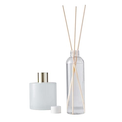 COCORRÍNA Recharge Diffuseur de Parfum - Rose satinée 200ml Huile parfumée pour diffuseur à Roseau Parfum d'ambiance pour Chambre à Coucher, Salle de Bain, Bureau, Maison déco