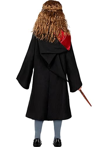 Funidelia | Perruque Hermione Granger - Harry Potter pour fille Gryffondor, Magiciens, Poudlard - Accessoire pour Enfant, accessoire pour déguisement - Marron