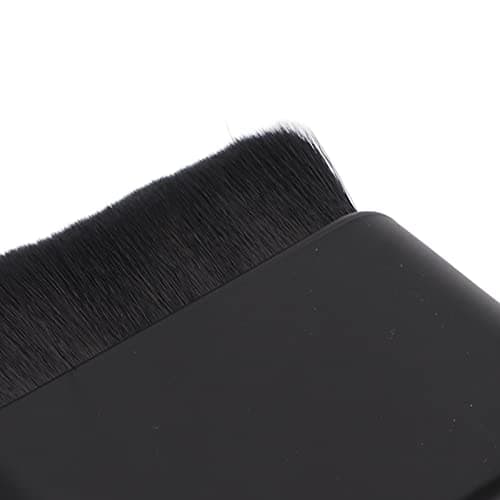 Grand Pinceau de Bronzage Plat, Pinceau pour Autobronzant, Pinceau de Bronzage Noir, Pinceau Bronzant Crème de Mélange Noir pour Maquillage du Corps du Visage Autobronzant