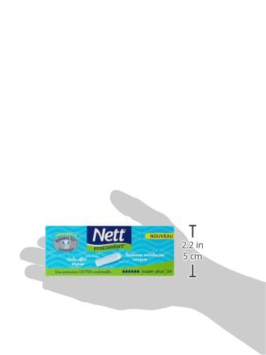 Nett Tampons ProComfort Super Plus Sans Applicateur, Lot de 24