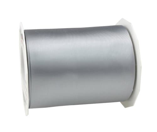 Präsent C.E. Pattberg Adria Ruban de Satin Argenté 112 mm 25 m