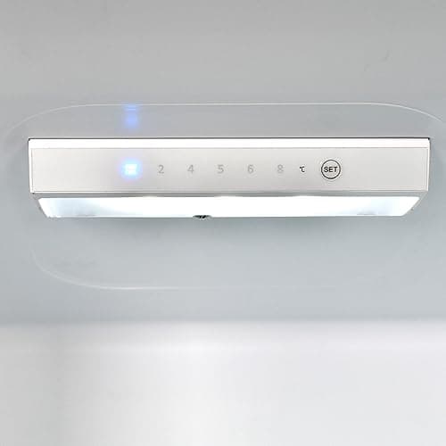 CHIQ Réfrigérateur congélateur bas FBM260L 262L (187+75), Low frost, Acier inoxydable, Portes réversibles, 39 db, 12 ans de garantie sur le compresseur
