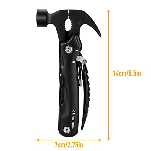 Hinshark Cadeau Homme, 12 en 1 Outil Multifonction, Idee Cadeau Homme Original Utile, Cadeau Anniversaire Homme, Cadeau Papa, Gadget Insolite Utile, Cadeau Fete des Peres Original, Cadeau Homme Noel