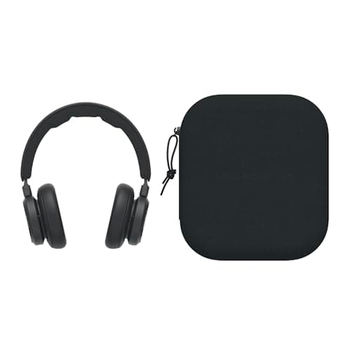 Bang & Olufsen Beoplay HX - Casque Haut de Gamme Bluetooth Réduction de bruit Sans Fil, 6 Microphones, Jusqu’à 40 heures d’Autonomie, Casque Audio et Étui de Transport - Noir