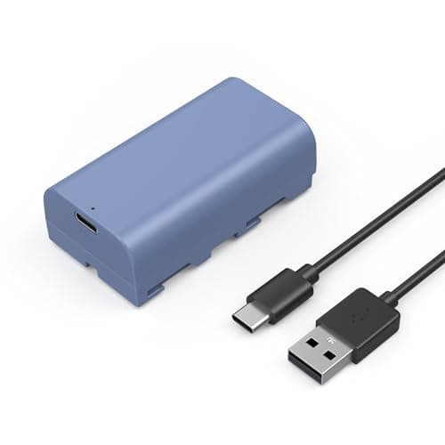 SMALLRIG NP-F550 Batterie de Remplacement 3500mAh pour Sony NP-F550 F570 F750 F770 F950 F960 F970, Batterie Rechargeable USB-C à Charge Rapide pour Moniteurs, Lampes Vidéo LED, Caméscopes - 4331