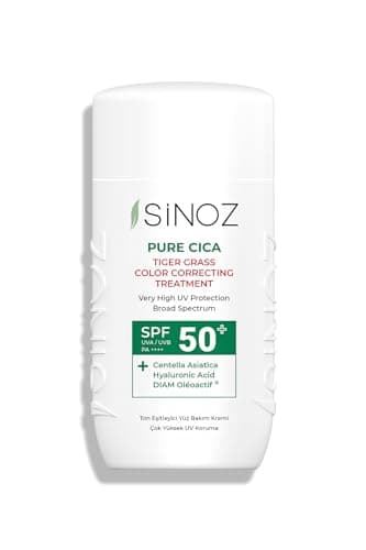 Sinoz,Pure Cica Color Correcting Treatment Fluid Sunscreen SPF50+ / PA++++