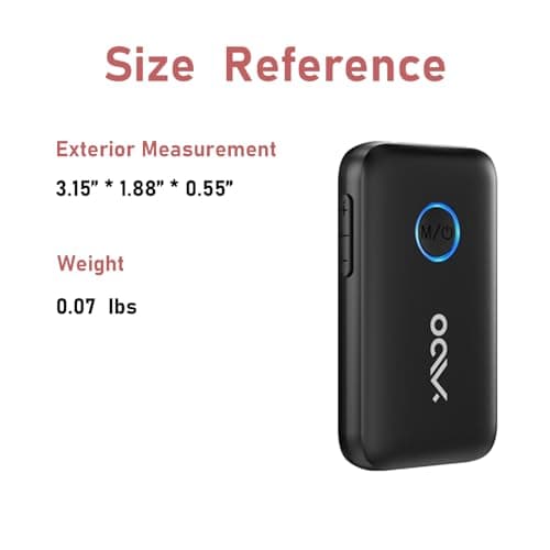 YMOO Transmetteur Recepteur Bluetooth 5.3, Adaptateur Bluetooth Audio 3.5mm Jack HiFi AUX, Aptx Faible Latence, Diffusion Audio pour TV/Smartphone vers Casque Bluetooth/Enceinte/Avion