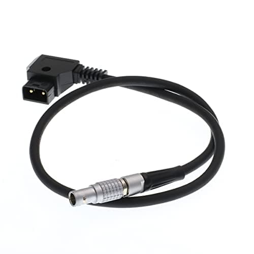 HangTon Câble d'alimentation D-Tap vers Lemo 0B 2 broches pour moniteur ARRI Transvideo StarliteHD, Zacuto Viewfinder, Teradek Bolt 61 cm