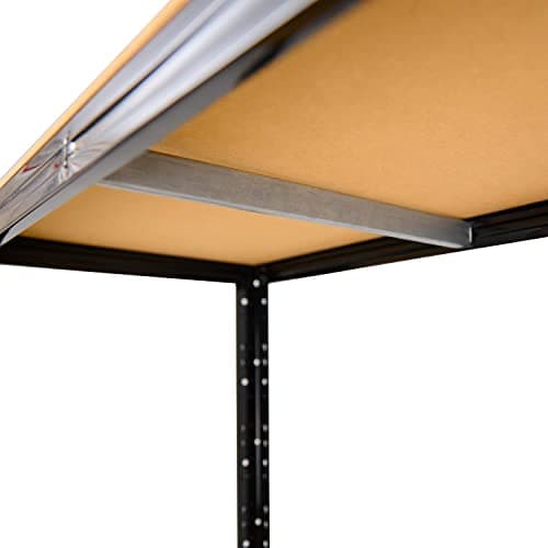 shelfplaza® 90x60x45cm Black Étagère Charge Lourde/Meuble Etagere Noir Metal avec 3 Niveaux/capacité Charge 175kg / Meuble Etagere Metal Noir comme étagère Rangement ou étagère Garage