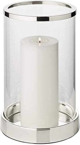 Edzard Lanterne Sanremo, argenté, résistant au ternissement, Hauteur 26 cm