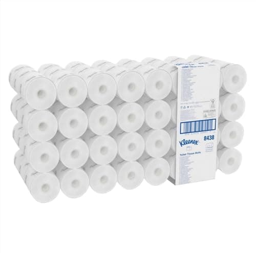 Papier toilette 2 épaisseurs Kleenex 8438 - 96 petits rouleaux x 250 feuilles (24 000 au total)